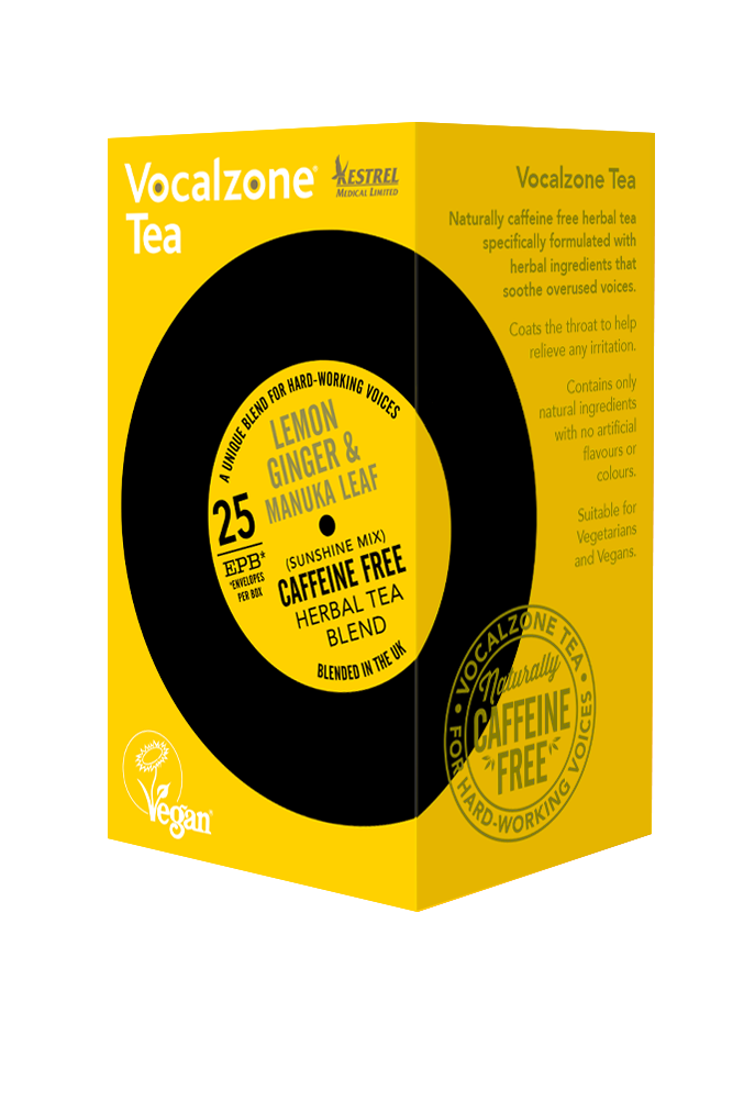 Vocalzone Tea - Citrom, Gyömbér & Manuka levél ízben